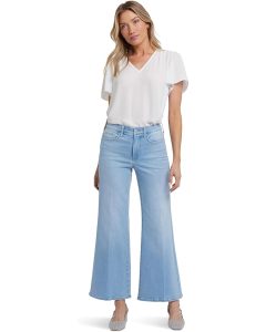Mia Palazzo Ankle Jeans in Canary Beach